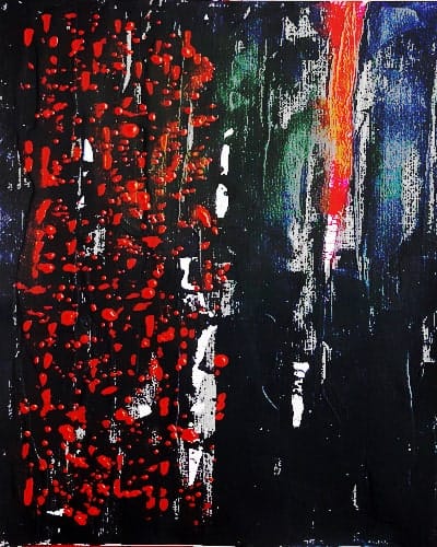 Essence-of-Joy-abstract-acrylic-painting-on-paper-by-ezeeart