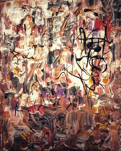 Abstract art does not make sense using organic shapes and lines by ezeeart.