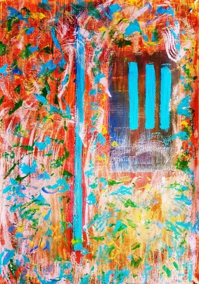 Colour-block-abstract-painting-by-ezeeart